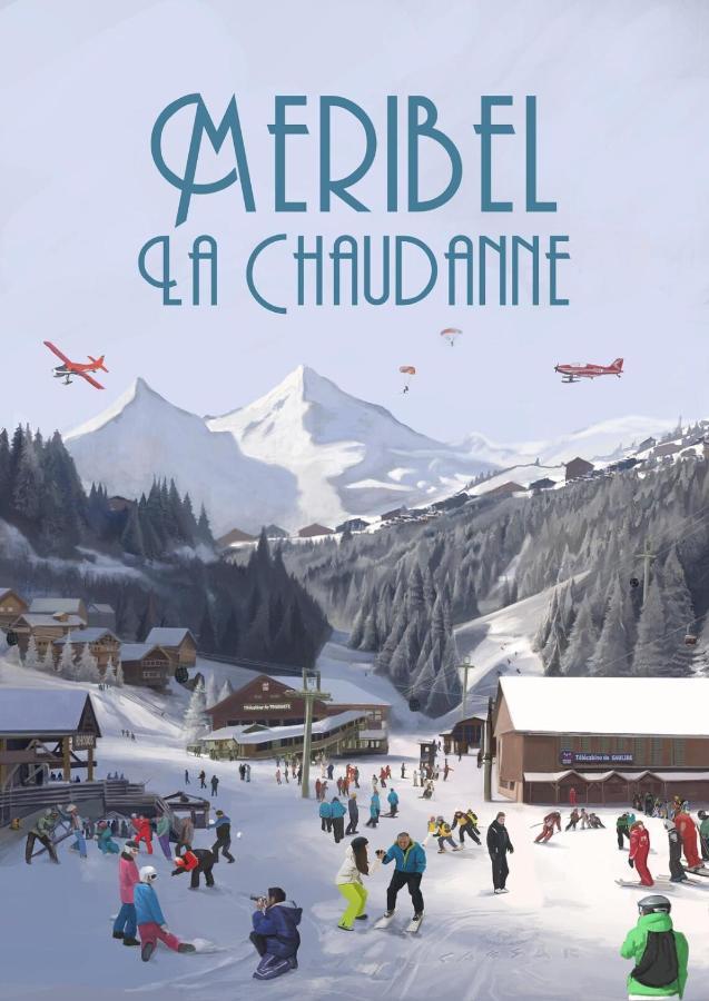 Meribel Centre La Chaudanne, Real Ski In And Out, 3 Bedrooms 2 Bathrooms Newly Renovated, Chalet L'Eperviere Exterior foto
